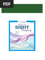 Download Complete Music for Sight Singing, 7e 7th Edition Thomas E. Benjamin - eBook PDF PDF for All Chapters