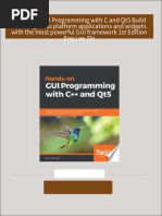 Full download Hands On GUI Programming with C and Qt5 Build stunning cross platform applications and widgets with the most powerful GUI framework 1st Edition Eng Lee Zhi pdf docx