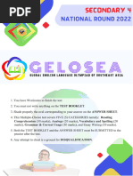 (Khối 10) GELOSEA SECONDARY 4 MOCK TEST