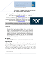 modelling of university student transport mode choice in joinville