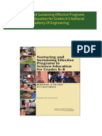 Instant ebooks textbook Nurturing and Sustaining Effective Programs in Science Education for Grades K 8 National Academy Of Engineering download all chapters