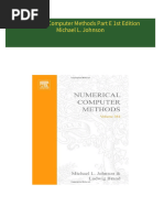 Get Numerical Computer Methods Part E 1st Edition Michael L. Johnson PDF ebook with Full Chapters Now