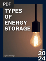 Types of Energy Storage