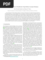 Speaker Fluency Level Classification Using Machine