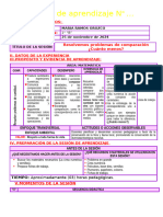 SESIÓN  RESOLVEMOS DE COMPARACIÓN  ¿CUÁNTO MENOS  MAESTRA