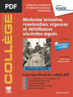 Référentiel Collège Médecine Intensive, Réanimation, Urgences Et Défaillances Viscérales Aiguës, 8e