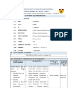 Oraciones Compuestas - Actividad de Aprendizaje