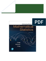 PDF (Original PDF) Introduction to Mathematical Statistics 8th Edition by Robert V. Hogg download