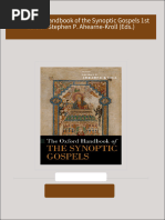 Download Complete The Oxford Handbook of the Synoptic Gospels 1st Edition Stephen P. Ahearne-Kroll (Eds.) PDF for All Chapters