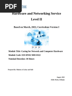 Care for Network and Computer Hardware - After Comment (2)