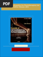 Get Essentials of Orthopedics For Physiotherapists 2nd Edition Ebnezar John PDF ebook with Full Chapters Now