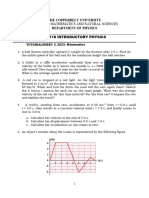 PH 110 Tutorial 3 2023 Kinematics-1