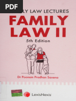 Family Law Lecture Family Law II 5th Edition -- Dr Poonam Pradhan Saxena -- 2022 -- Lexis Nexis -- 3584ef