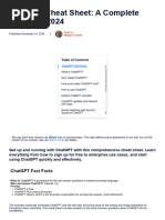 ChatGPT Cheat Sheet_ A Complete Guide for 2024