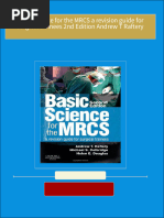 Basic science for the MRCS a revision guide for surgical trainees 2nd Edition Andrew T Raftery download pdf