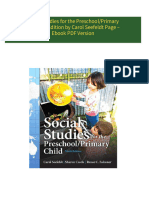 PDF Social Studies for the Preschool/Primary Child 9th Edition by Carol Seefeldt Page – Ebook PDF Version download