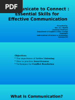 Communicate to Connect