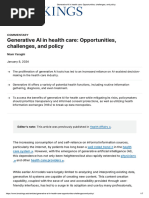 Generative AI in health care_ Opportunities, challenges, and policy