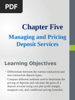 CH 05 Managing and Pricing Deposit Services