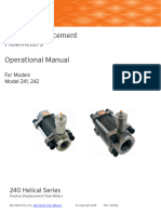 Positev displacement flowmeters manual