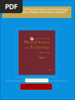 Download full Encyclopedia of Physical Science and Technology Optics 3rd Edition Robert Allen Meyers (Editor) ebook all chapters