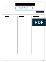 SEO JEE Sample-Paper-1 Class-11th Sol