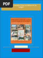 Full download Productive Liveable Cities 1st Edition M. De Langen pdf docx