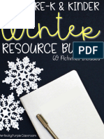 PreK and Kinder Free Winter Bundle