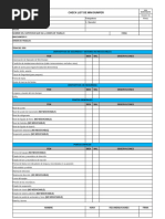 2. Check List Mini Dumper
