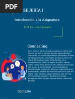 'Introducción a la Consejería 