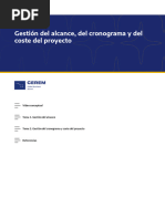 Gestion Del Alcance Del Cronograma y Del Coste Del Proyecto AoCNQaci