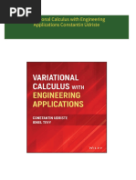 Complete Download Variational Calculus with Engineering Applications Constantin Udriste PDF All Chapters