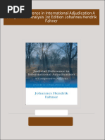 Full Download Judicial Deference in International Adjudication A Comparative Analysis 1st Edition Johannes Hendrik Fahner PDF DOCX
