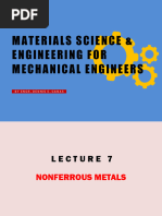 Me224 Lecture 7 Non Ferrous Metals