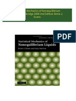 Buy ebook Statistical Mechanics of Nonequilibrium Liquids Cambridge 2008 2nd Edition Denis J. Evans cheap price