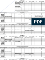 THIKA CAMPUS JAN-APRIL 2025 TEACHING TIMETABLE