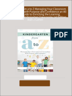 Instant download Kindergarten from a to Z Managing Your Classroom and Curriculum with Purpose and Confidence an All Inclusive Guide to Enriching the Learning Experiences of Kindergarten Classrooms 1st Edition Alan J Cohen pdf all chapter