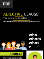 Adjective Clause and Noun Clause