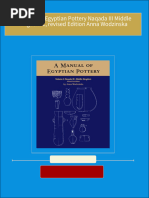 Instant download A Manual of Egyptian Pottery Naqada III Middle Kingdom 1, revised Edition Anna Wodzinska pdf all chapter