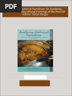 Get Analysing Historical Narratives: On Academic, Popular and Educational Framings of the Past 1st Edition Stefan Berger free all chapters