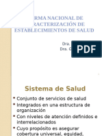 Norma de Caracterizacion de Sistema de Salud