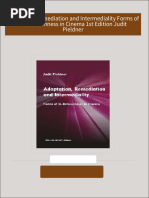 [FREE PDF sample] Adaptation Remediation and Intermediality Forms of In Betweenness in Cinema 1st Edition Judit Pieldner ebooks