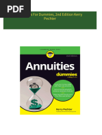 Annuities For Dummies, 2nd Edition Kerry Pechter all chapter instant download