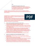 Foreseeability Tort law