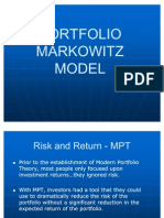 Portfolio Markowitz Model