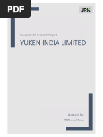 Report on Yuken India Limited