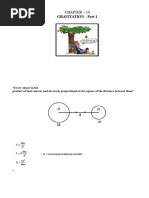 h Gravitation Notes Part 1