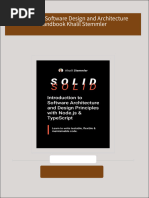 Full download SOLID The Software Design and Architecture Handbook Khalil Stemmler pdf docx