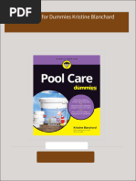 Pool Care for Dummies Kristine Blanchard download pdf