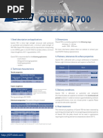 QUEND 700 Extra High Strength Structural Steel